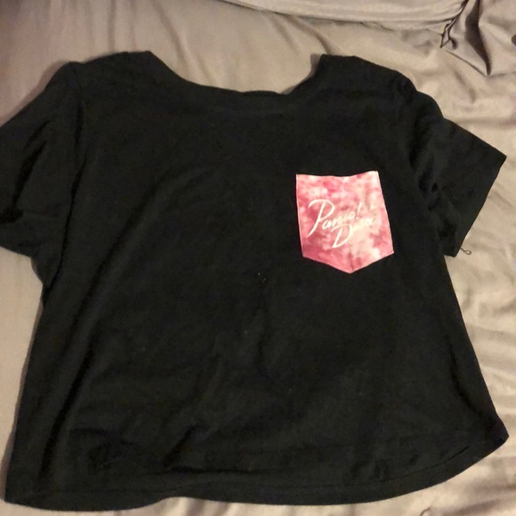 panic at the disco pink crop top